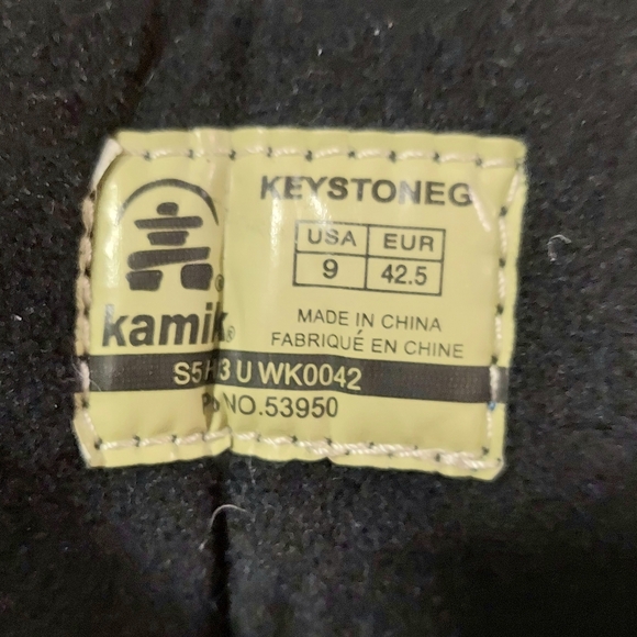 $172 MSRP Kamik sz 9 mens Keystone Gore Tex Boots Waterproof Exc cond - Picture 7 of 7